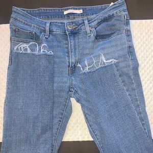 Levis 711 Skinny Jeans size 30